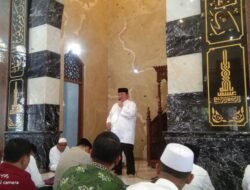 Pj Bupati Hendriwan Sholat Jum’at Berjamaah;ini Harapannya