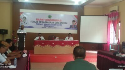 Pesan Sekda Boalemo Saat Membuka Rapat Koordinasi