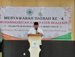 Bupati Hendriwan Berharap Organisasi  Muhammadiyah Terus Di Kembangkan