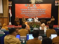 Bimtek SIRUP Dikes Boalemo Di Tutup Bupati Hendriwan