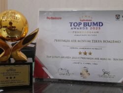 Perumdam Tirta Boalemo Raih Awards Kategori BUMD Bintang Tiga