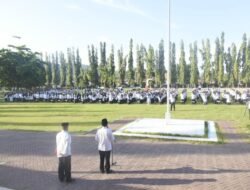 Pimpin Apel Awal Bulan; Ini Harap Sekda Sherman Moridu