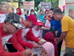 Doc.Bupati Sherman,Ketua TP PKK Kabupaten Heldi Vanny Alam,Ketua DPRD Karyawan Eka Putra Noho