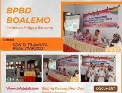 Satuan Pendidikan Aman Bencana Gencar Di Sosialisasikan oleh BPBD Boalemo