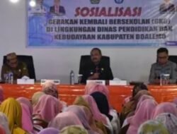Dinas Pendidikan Boalemo Gelar Gerakan Bersekolah