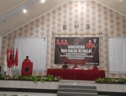 Ketua DPC Boalemo Karyawan Eka Putra Noho Pimpin Raker PDI Perjuangan