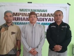 Lewat Musyawarah, PCM Tilamuta Memiliki Pimpinan Baru