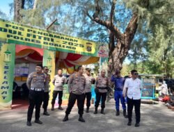 Kapolres Boalemo Sigit Rahayudi Pantau Sejumlah Pos Pengamanan Ketupat
