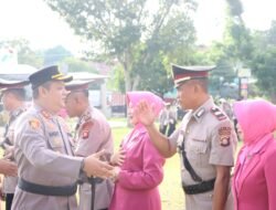Kapolres Boalemo Pimpin Sertijab Pejabat Utama dan Kapolsek Jajaran