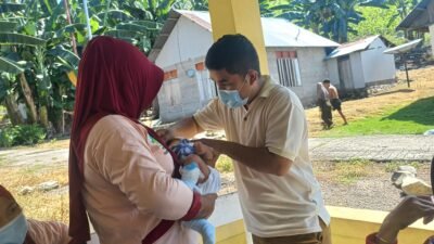 Posyandu Desa Bangga Gelar Imunisasi untuk Bayi dan Balita, Orang Tua Diimbau Tetap Waspada Jika Anak Demam