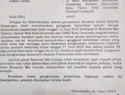 Wali Kota Gorontalo Hentikan Sementara Kegiatan Usaha Mie Gacoan, Imbas Aksi Demonstrasi Warga