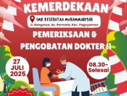 Sehat dan Merdeka! Warga Akan Tersentuh Langsung Bakti Sosial Muhammadiyah Boalemo”