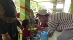 UPTD Puskesmas Paguyaman Pantai Gelar Pemberian Obat Cacing untuk Cegah Stunting pada Anak