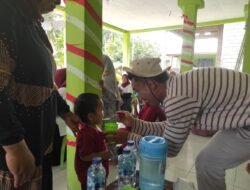 UPTD Puskesmas Paguyaman Pantai Gelar Pemberian Obat Cacing untuk Cegah Stunting pada Anak