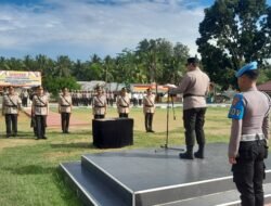 Kapolres Boalemo Pimpin Upacara Sertijab, Tekankan Kekompakan dan Dukungan Keluarga
