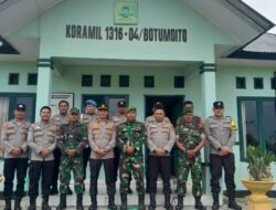 Kapolsek Botumoito Ucapkan Selamat HUT ke-80 TNI, Wujud Sinergitas Polri–TNI di Boalemo
