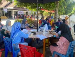 Puskesmas Paguyaman Pantai Gelar Cek Kesehatan Gratis di Pasar Murah