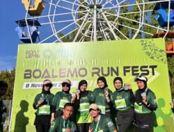 Staf Puskesmas Paguyaman Pantai Meriahkan Run Fest 2025 di Boalemo