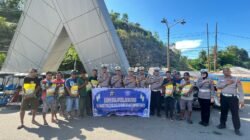 Di Tengah Operasi Zebra, Satlantas Polres Boalemo Gelar Aksi Humanis “Jumba Polantas” di Jembatan Soeharto