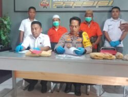 Polres Boalemo Rilis Barang Bukti PETI, Dua Tersangka Diamankan di Lokasi Berbeda