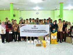 KPU Boalemo Gelar Doa dan Dzikir Bersama Anak Yatim di Masjid Darul Arqam Muhammadiyah