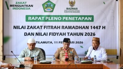 Jelang Ramadhan, Zakat Fitrah di Boalemo Rp40 Ribu