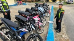 Polres Boalemo Gelar Patroli Subuh, Sejumlah Kendaraan Knalpot Brong Terjaring