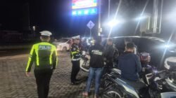 Satlantas Polres Boalemo Gelar Patroli Blue Light, Antisipasi Balap Liar dan Knalpot Brong