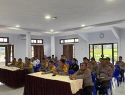 Biro Ops Polda Gorontalo Supervisi Kesiapan Operasi Ketupat Otanaha 2026 di Polres Boalemo