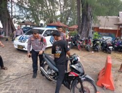 Kasat Lantas Boalemo Tegur Pengendara Gunakan Knalpot Racing di Kawasan Wisata Bolihutuo