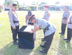 Rotasi Jabatan di Polres Boalemo, Kapolres Pimpin Sertijab dan Pisah Sambut Pejabat