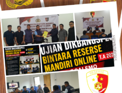 Ujian Dikbangspes Bintara Reserse Mandiri Online T.A 2026 Digelar di Polres Boalemo