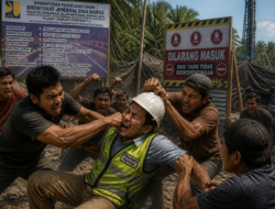 Viral Video Adu Jotos di Proyek Jembatan Dilehito, Pengawas Lapangan Tak Ada Di Lokasi
