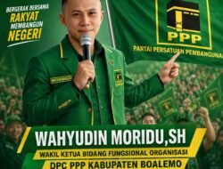 Masuknya Wahyudin Moridu Dinilai Jadi Energi Baru, PPP Boalemo Diprediksi Semakin Perkasa