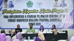 Dampingi Bupati Rum Pagau, Wakil Bupati Boalemo Buka Peningkatan Kapasitas Kader Posyandu