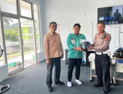 Kasatlantas Polres Boalemo Sosialisasikan Keselamatan Berlalu Lintas dan Peran Jasa Raharja di Kampus UNIPO Boalemo