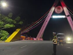 Satlantas Polres Boalemo Intensifkan Pengaturan Lalu Lintas Malam Hari, Wujudkan Keamanan dan Kenyamanan Pengguna Jalan
