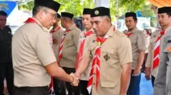 Wabup Boalemo Lantik Mabiran Pramuka Paguyaman Pantai, Tekankan Penguatan Karakter Generasi Muda