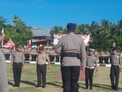 59 Personel Polres Boalemo Naik Pangkat, Kapolres AKBP Sigit Rahayudi: Jadikan Amanah untuk Tingkatkan Pengabdian