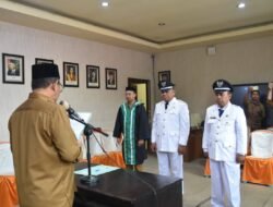 Bupati Boalemo Lantik Penjabat Kepala Desa Mustika dan Saripi