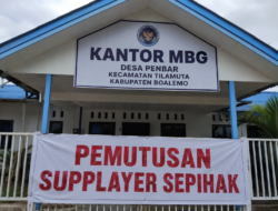 Suplayer Makanan Bergizi di Boalemo Kembali Diputus Sepihak, Kepala BGN Tak Berikan Jawaban Jelas