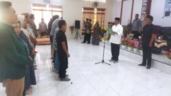 Bupati Rum Pagau Kukuhkan 110 Siswa Duta Anti Perkawinan Anak