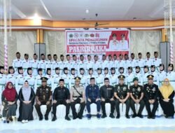 Wabup Lahmuddin Hambali Hadiri Pengukuhan Paskibraka Kabupaten Boalemo Tahun 2026