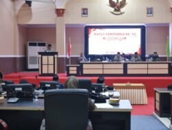 Rum Pagau Turut Hadiri Paripurna rancangan APBD perubahan tahun anggaran 2026