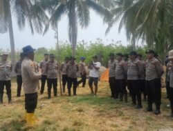 Pimpin Langsung Kapolres AKBP Firman Taufik, Jajaran Polres Boalemo Gelar Green Policing di Pulau Asiangi