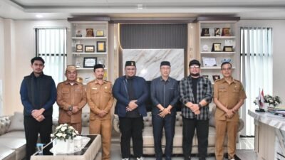 Wabup Lahmuddin Hambali Bahas Persiapan Tabligh Akbar Bersama Tim UAS di Boalemo